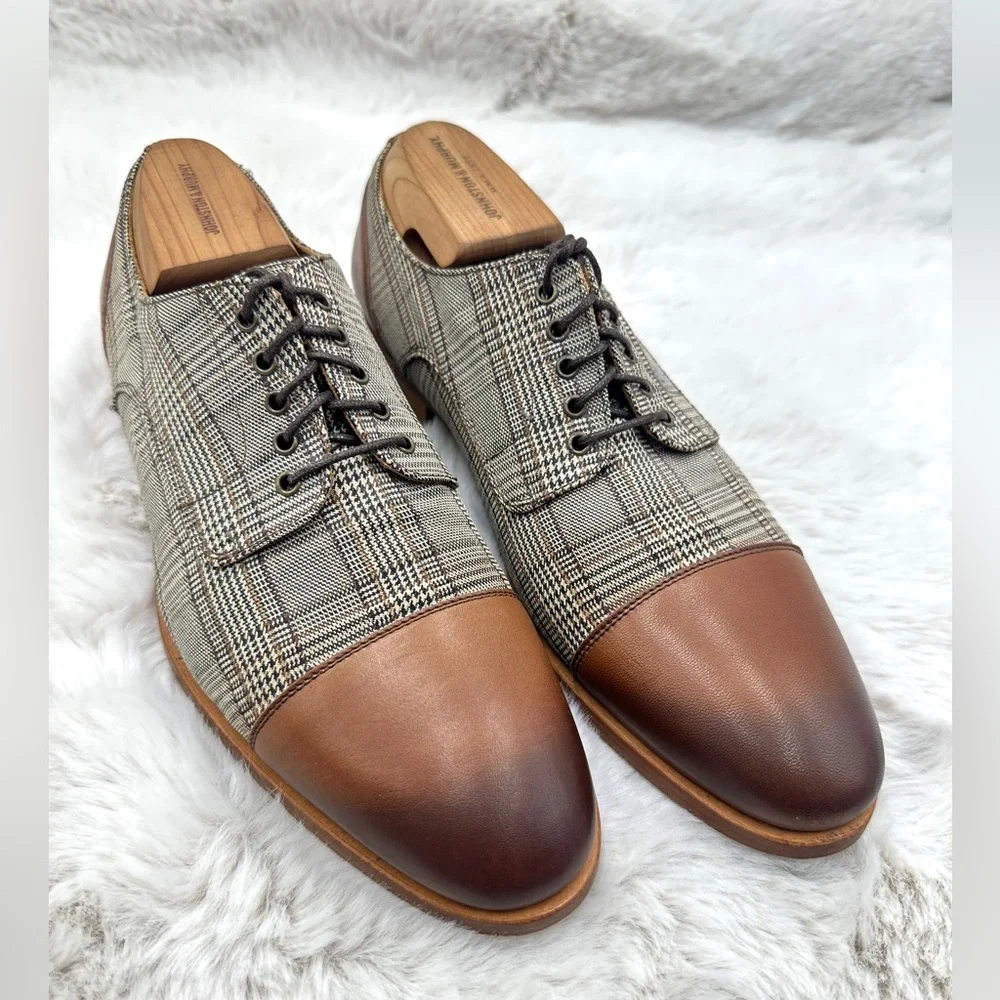 Taft The Jack Shoe - London plaid‎ Oxfords Men’s 41 US 8